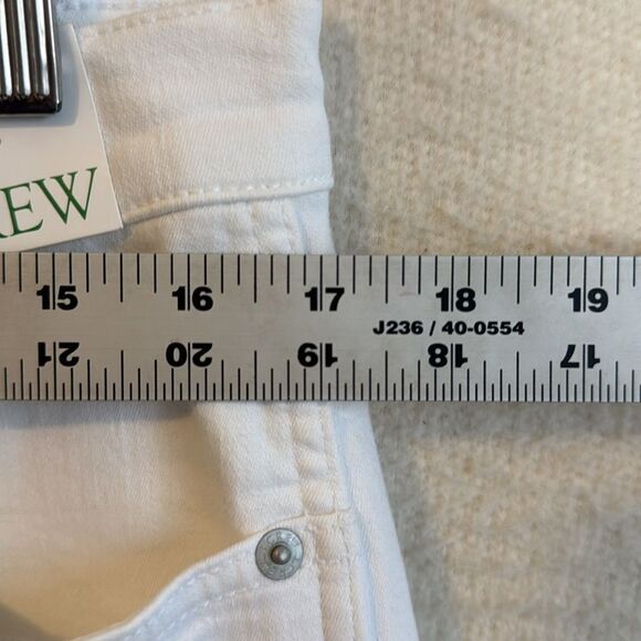 J Crew 9" vintage slim-straight jean‎ in white wash Womens Size 31 - Picture 10 of 12